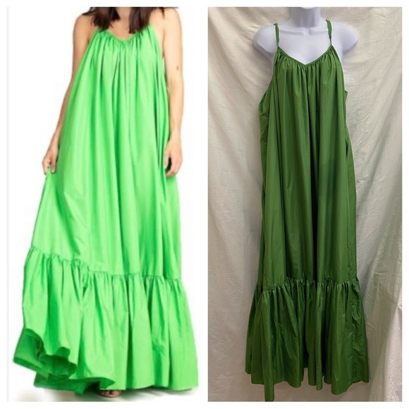 TOV Holy Dresses & Skirts - NWT TOV Los Angeles Elegance A-Line Spaghetti Strap Flowy Rideau Maxi Dress